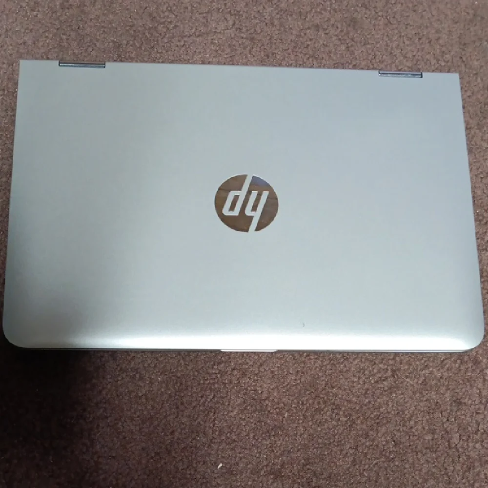 HP Sleek Silver Laptop